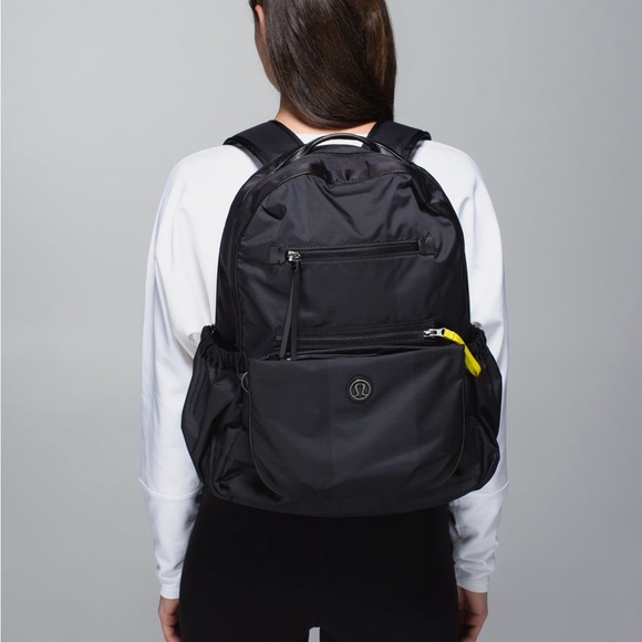 lululemon athletica Handbags - Lululemon Back to School Backpack Black Bag